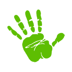 Green Handprint