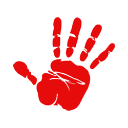 Red Handprint